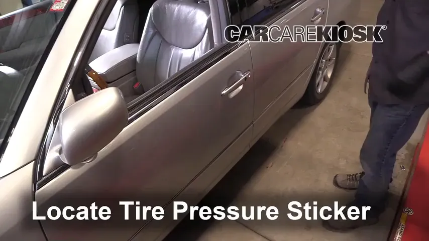 2005 Lexus LS430 4.3L V8 Tires & Wheels Check Tire Pressure